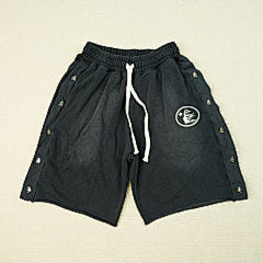 Hellstar Flame Snap Shorts (Black)