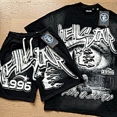 Hellstar “1996 Eye of Fire” Shorts & Tee Set