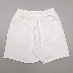 Sp5der “Web Logo” Shorts (White/Orange)