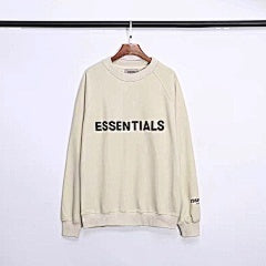 Fear of God Essentials – Beige Crewneck Sweatshirt