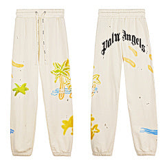 Palm Angels “Spray Palm Tree” Sweatpants (BIEGE)