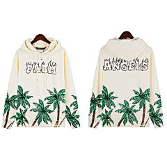 Palm Angels “Palm Tree” Hoodie (Off-White/Green)