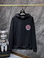Chrome Hearts – Black Floral Heart Hoodie