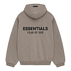 Fear of God ESSENTIALS Logo Hoodie (BIEGE)