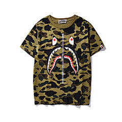 BAPE Shark Tee – olive camo