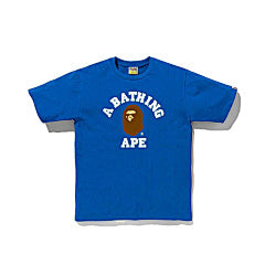 BAPE College Logo Tee – BLUE