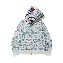 BAPE – Light Camo Shark Hoodie