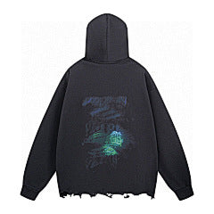 Balenciaga Abstract Painting Hoodie – Black