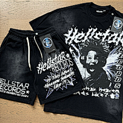 Hellstar Records “Einstein Edition” Tee & Shorts Set