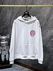 Chrome Hearts – White Floral Heart Hoodie