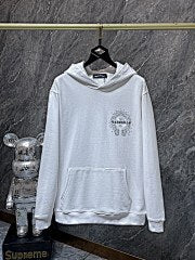 Chrome Hearts – White Floral Heart Hoodie
