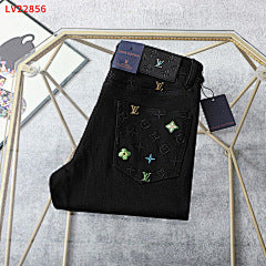 LV Monogram Patch Jeans