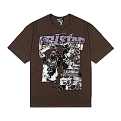Hellstar “LeBron Showtime” Tee IN BROWN
