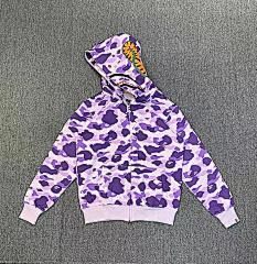 BAPE – Purple Leopard Camo Hoodie