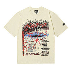 Hellstar “Worldwide Voltage” Tee in BIEGE