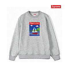 Supreme “Sailboat” Crewneck (GRAY)