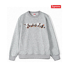 Supreme “Fire Logo” Crewneck (GRAY)