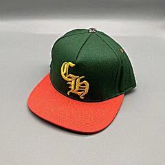 Chrome Hearts – Green & Orange “CH” Logo Cap