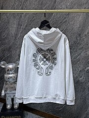 Chrome Hearts – White Floral Heart Hoodie
