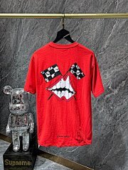 Chrome Hearts – Red Lips & Flags Tee