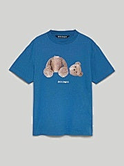 Palm Angels Teddy Bear Tee – BLUE
