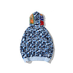 BAPE Shark Hoodie in Blue Camo