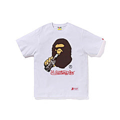 BAPE Ape Head “Bottle Logo” Tee – White Edition