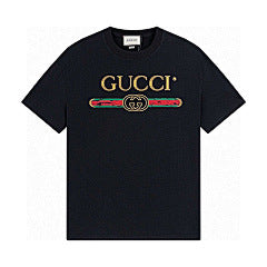 Gucci – Beige & Black Web Stripe Tee