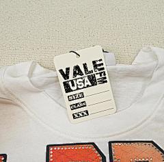 Vale Dreams “Cardinal Football” Tee (White/Red)