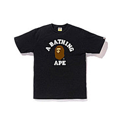BAPE College Logo Tee – Black