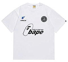BAPE World Gone Mad Logo Tee (White)