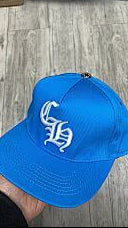 Chrome Hearts – Blue White “CH” Logo Cap
