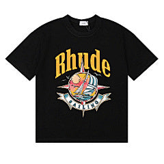 Rhude “Sailing Team” T-Shirt (BLACK)