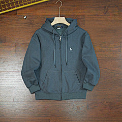 Polo Ralph Lauren – Dark Grey Zip-Up Hoodie