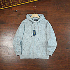 Polo Ralph Lauren – Grey Heather Zip-Up Hoodie