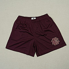 Eric Emanuel – Maroon Mesh Shorts
