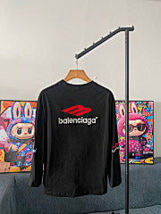 Balenciaga – Black Logo Long Sleeve Tee