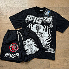 Hellstar “Skeleton Fire” Set – Vintage Black