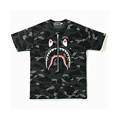 BAPE Shark Tee in Black Camo