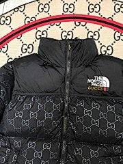 The North Face x Gucci – Black GG Monogram Puffer Jacket