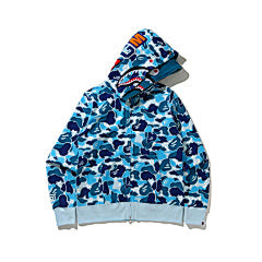 BAPE – Blue Shark Camo Hoodie