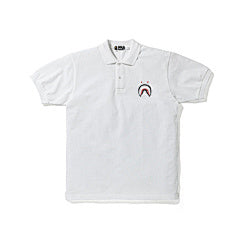 BAPE Shark Polo Shirt in white